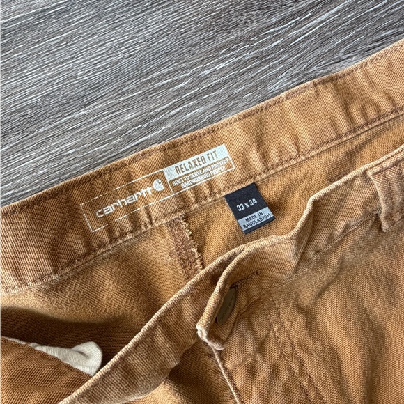 Carhartt Tan Relaxed Fit Pants - Picture 3 of 6